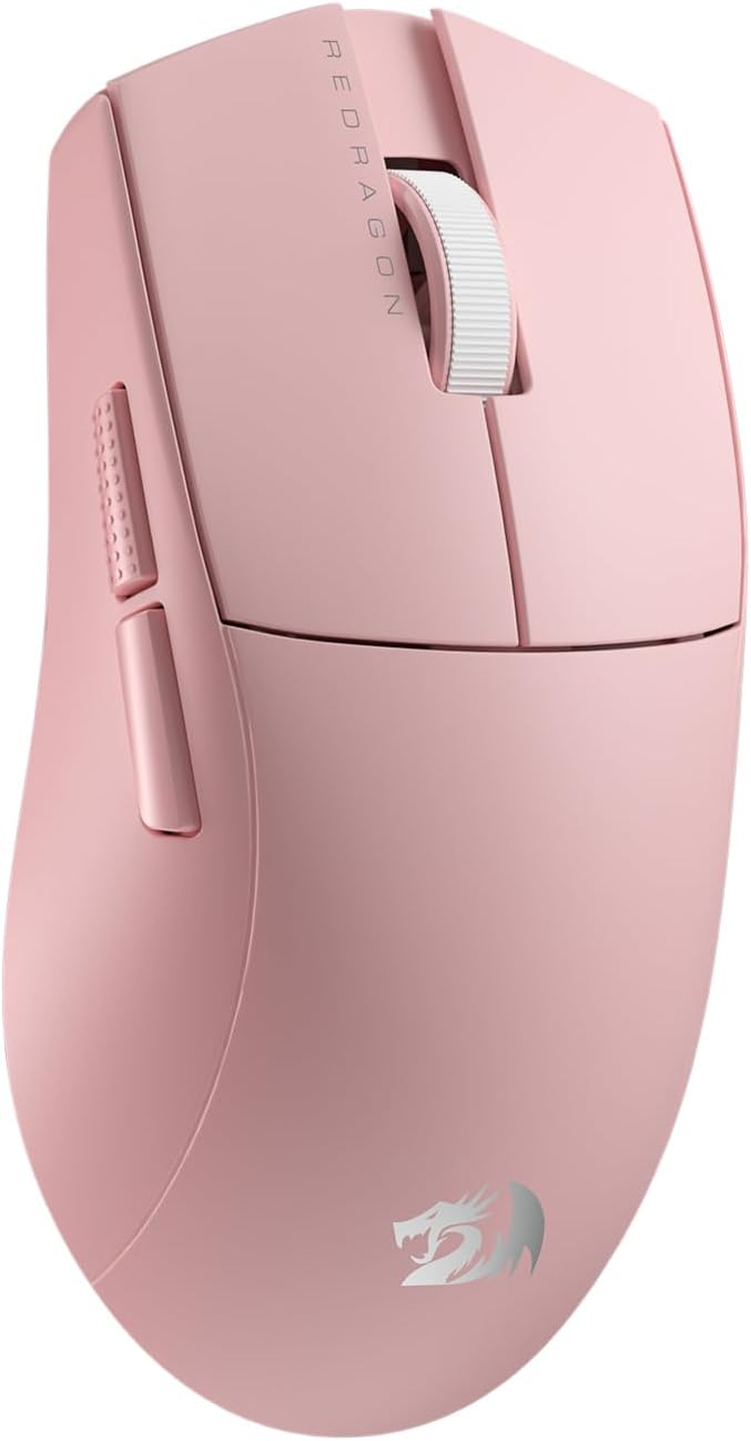 Redragon M916 PRO 3-Mode Wireless Gaming Mouse, 49G Ultra-Light 26K DPI Mouse